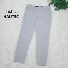 la.f... HAUTEC ラエフ グレー スラックス パンツ