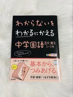 ★未使用品★わからないをわかるにかえる中学国語古文・漢文1〜3年オールカラー