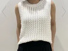 【新品】GAP ノースリーブニット S ホワイト