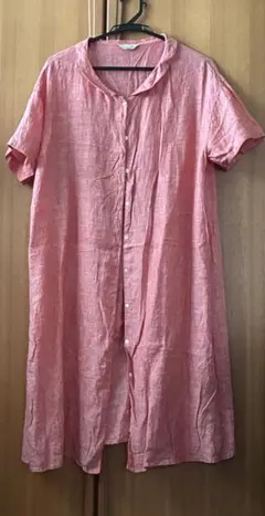 試着のみ SM2 半袖シャツワンピース ゆったり