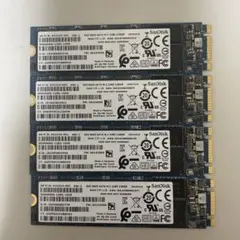 SanDisk SSD X600 128GB M.2 4枚セット動作確認済み
