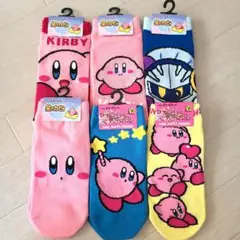新品タグ付カービィ福助23~25cmレディースソックス靴下６足セットタグ付き