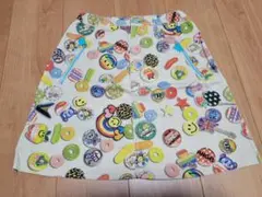 ブランド品 エンジェルブルー デニムスカート 総柄 ナカムラ君