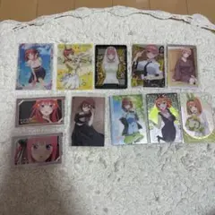 五等分の花嫁　ウエハース　クリアカード