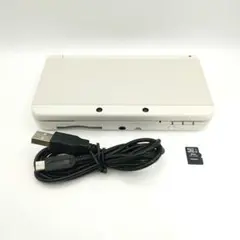 【動作品】New Nintendo 3DS ホワイト 本体(付属品あり)