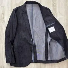 【極美品】IKKA LOUNGE テーラードジャケット S インディゴ デニム