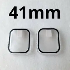 アップルウォッチケース 2個セット クリア 41ミリ apple watch