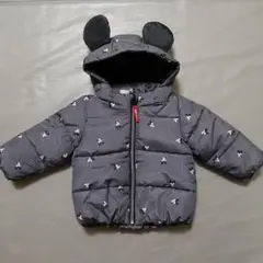 【人気!】DISNEY H&M ディズニー ダウンジャケット ミッキー 耳付