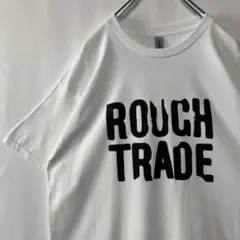 ラフ・トレード・レコード　プリント Tシャツ　Lサイズ　バンドT　ホワイト　UK