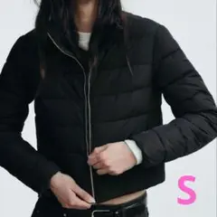 ★匿名配送★ ZARA ハイネックダウンジャケット S 防寒