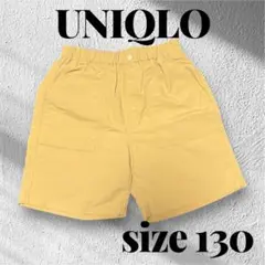 【新品未使用】UNIQLO 半ズボン 130サイズ イエロー