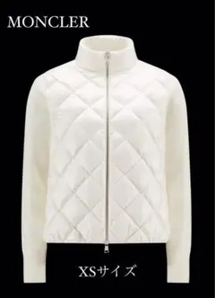 MONCLER / 異素材ミックス ダウン入りカーディガン