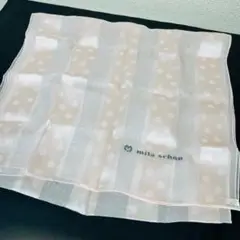 【ファッション小物】Mila Schön シルクスカーフ ドット柄【⑫027m】