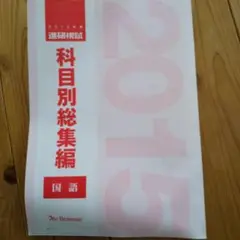 2015年度進研模試 科目別総集編 国語