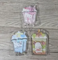 サンリオ カスタムアクリルチャーム キティ シナモン ポチャッコ セット