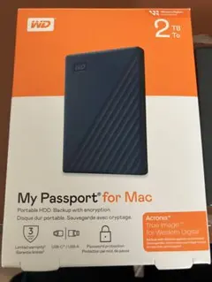 WD My Passport for Mac 2TB 新品同様 初期化済み