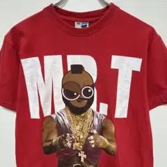 特攻野郎Aチーム　MR.T デザイン性◎グッドプリント　キャラクターTシャツ