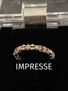 インプレッセ IMPRESSE ハートモチーフリング ピンクゴールド K10#7