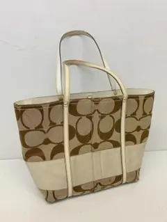 J030 COACH コーチ シグネチャー トートバッグ F11098