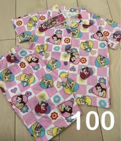 新品 リトシー ディズニー プリンセス 半袖半ズボン パジャマ 100