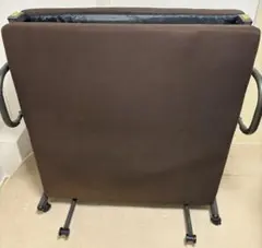 折りたたみベッド スチールフレーム (Brown)