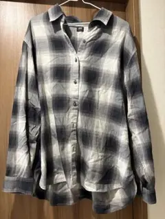 長袖ネルシャツ