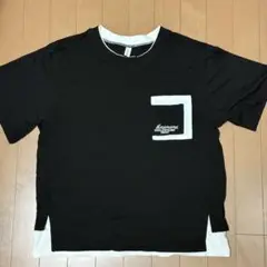 フェイクレイヤード Tシャツ XL サイズ　メンズ