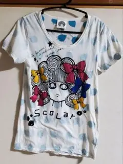 スカラー　Tシャツ　白　Mサイズ