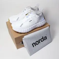 定価4.3万 新品 norda NORDA 001 WHITE/GUM 28cm