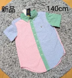 新品ラルフローレン　チェックシャツ140cm