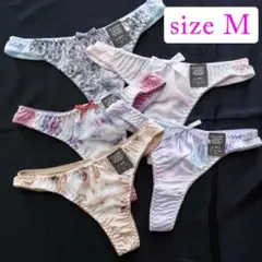 Tバック ショーツ レディース 下着 パンツ 5枚 セット Mサイズ C-30