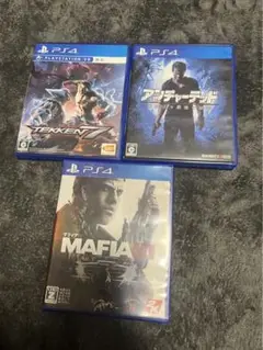 プレステーション4 ・鉄拳 ・アンチャーテッド ・マフィア3