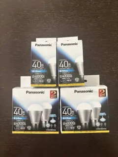 LED電球 E17口金 電球40形相当　昼光色 6個セット　Panasonic