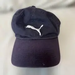 Puma ネイビーキャップ ロゴ刺繍