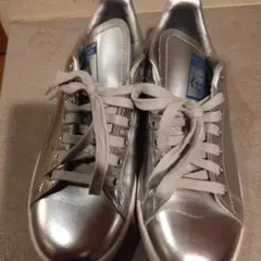 24.5cm adidas STAN SMITH シルバー　スタンスミス