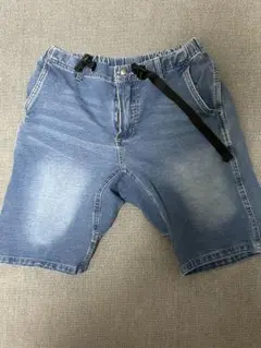 デニムブルー ショートパンツ