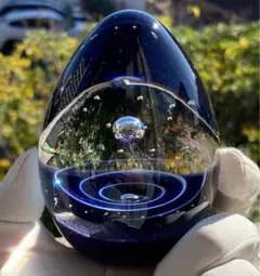 ⚛️ガラス作家＊ノグチミエコ⚛️  ガラスペーパーウェイト　赤富士　大き目　美品❣️ ⚛️ガラス作家＊ノグチミエコ⚛️ ガラスペーパーウェイト 赤