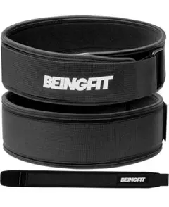 Beingfit トレーニングベルト ブラック 10cm幅 Mサイズ