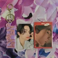 (♱)ENHYPEN NI-KI トレカ＆ネームキーホルダー 3点set