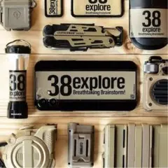 新品未使用 38explore ステッカー セット (タン)