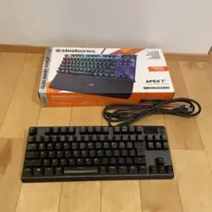 SteelSeries Apex7 TKL 赤軸 メカニカルゲーミングキーボード