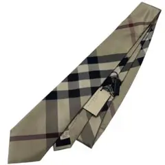 BURBERRY LONDON バーバリー シルク ネクタイ チェック 未使用品