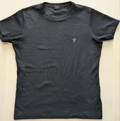 EPoca ブラック テクスチャー Tシャツ
