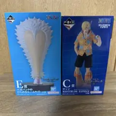 一番くじワンピース未来島エッグヘッド・C賞サンジ　E賞ルームライトのセット
