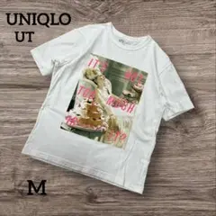UNIQLO ユニクロ UT グラフィックプリント Tシャツ ホワイトMサイズ