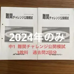 最新版3回分2024年1月駿台模試2月難関チャレンジ3月第１回必勝志望校判定模試 2024-高校受験公開模試問題集 難関高校に入ろう！ | 駿台文庫