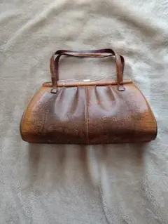 天然皮革 ハンドバッグ