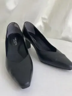 （未使REGAL platinum パンプス 24cm 黒