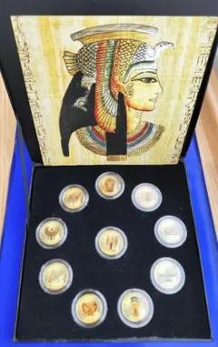 美品❗エジプト 5ポンドプルーフ銀貨(クレオパトラ)1993年 1993年 エジプト クレオパトラ 5ポンド銀貨 シルバー プルーフ