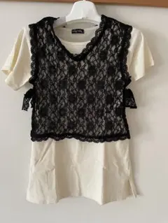 Tシャツ　レースベスト　アンサンブル　セット　140サイズ